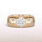 Meridian Dome Ring in Diamond