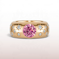 Meridian Dome Ring in Pink Sapphire